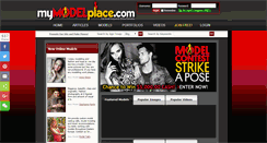 Desktop Screenshot of onlinemodelworld.com